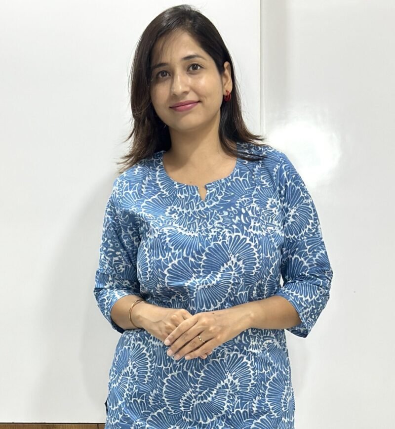 Floral Style Block print Kurti