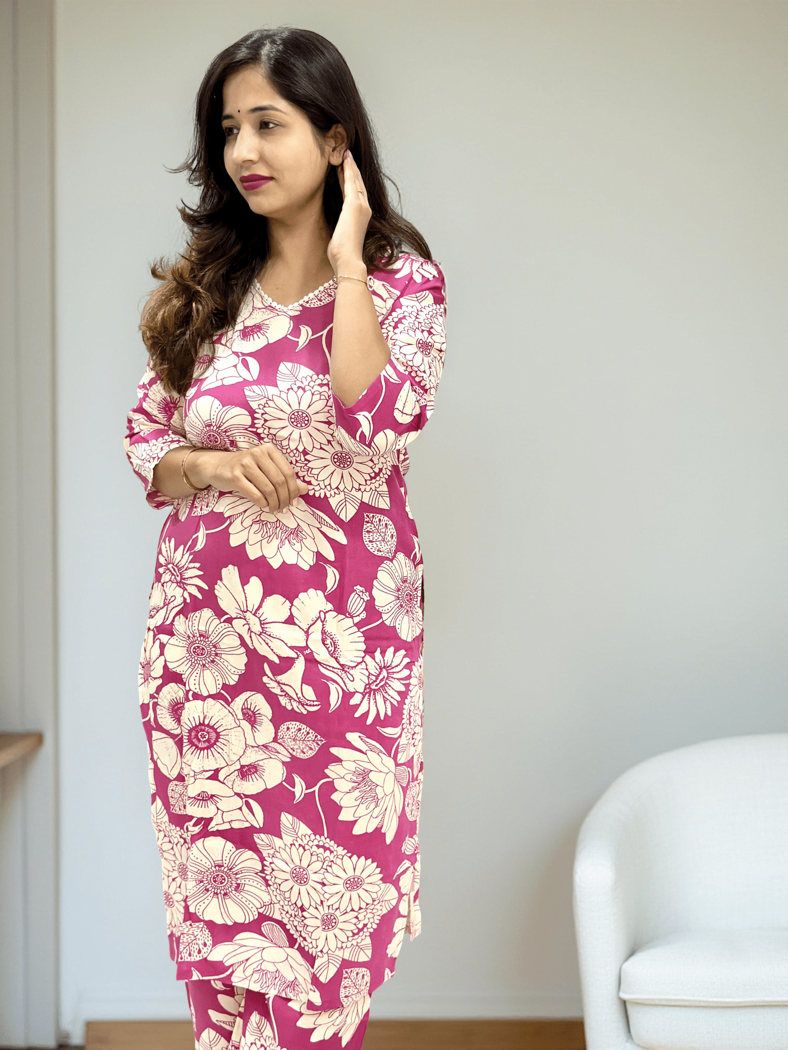 Fuchsia Garden Co-Ord set